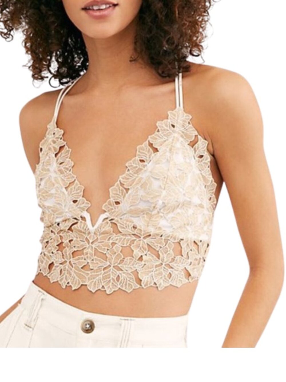Free People Noel Soft Bralette Crop Top. Size XS.